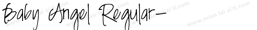 Baby Angel Regular字体转换